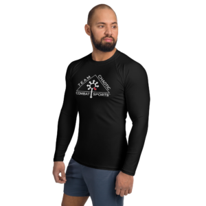 Men's Longsleeve Rash Guard Shirt - Chaotic Beltflag
