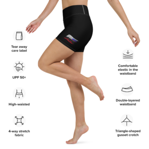 Micro Fiber Shorts - Chaotic Black Beltflag